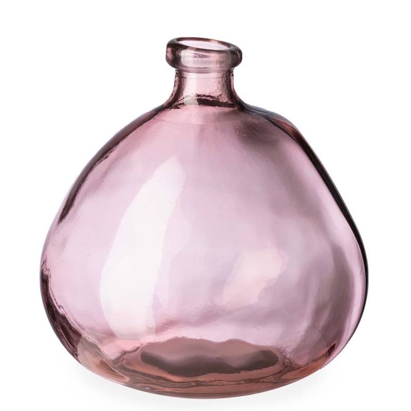 Askew Recycled Glass Balloon Vase, 9